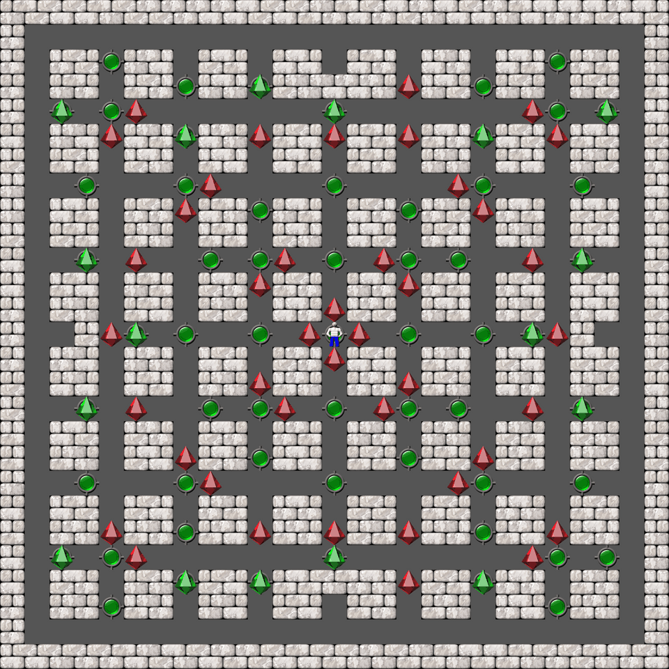 Сокобан Monry and Panda Arranged уровень 96